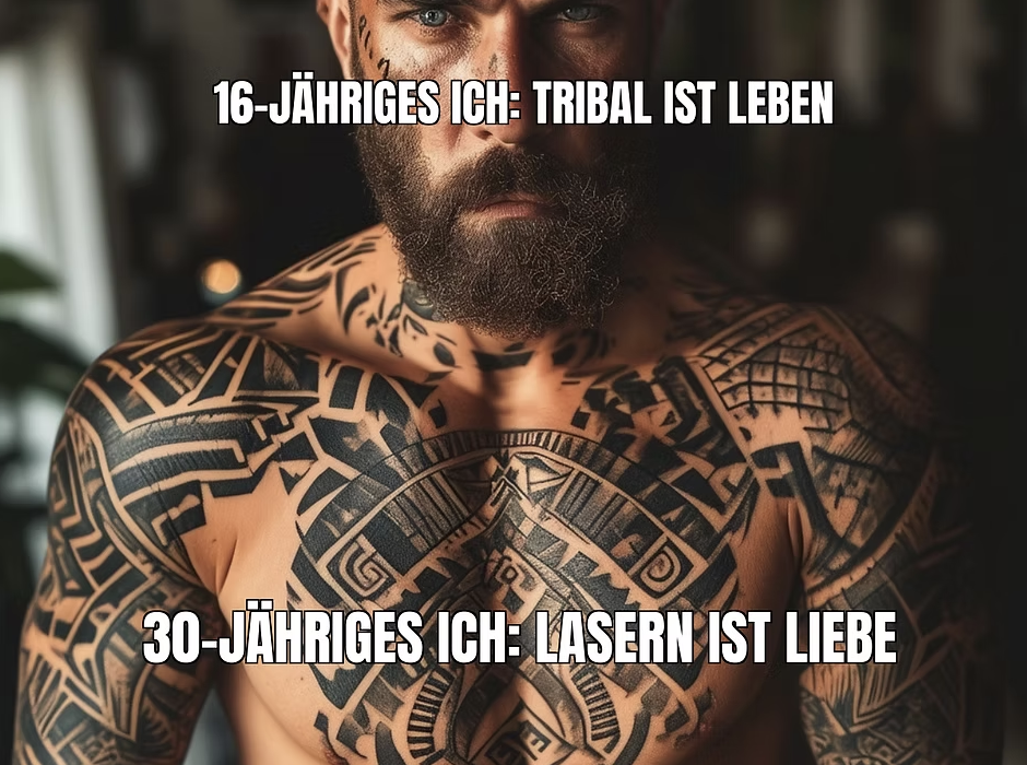 Tattoo-Memes und Cartoons: Die lustige Seite der Tinte